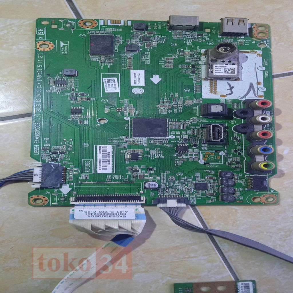 mesin normal bekas cabutan TV LED  LG type 32LM5500
