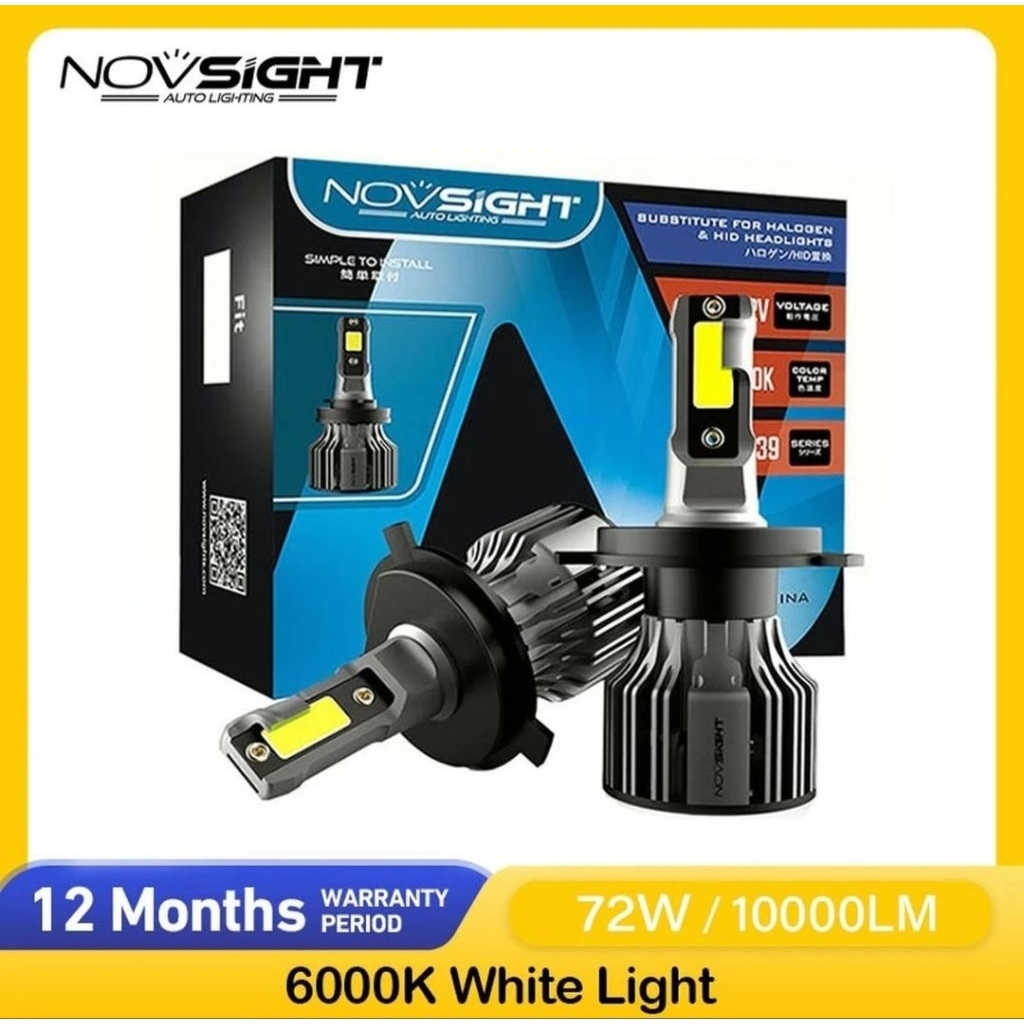 LAMPU LED MOBIL NOVSIGHT N39 H4