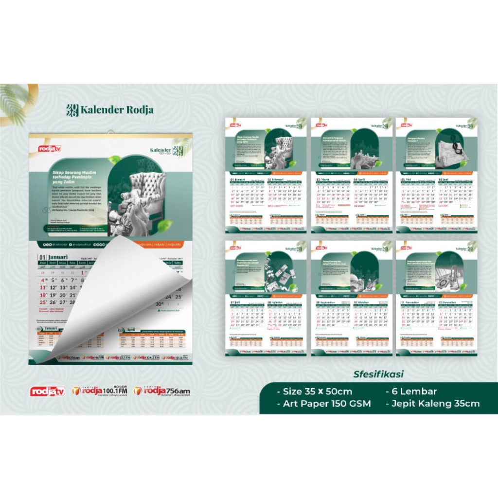 kalender dinding rodja 2026
