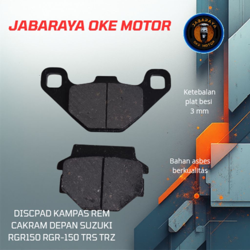 DISCPAD KAMPAS REM CAKRAM DEPAN SUZUKI RGR150 RGR-150 TRS TRZ