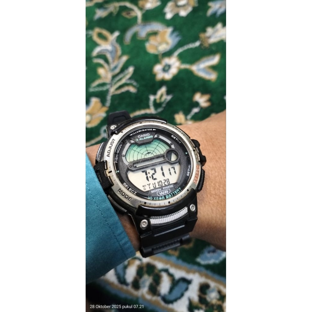 Jam Original Ca51o  Second Fishing Moon Phase Preloved