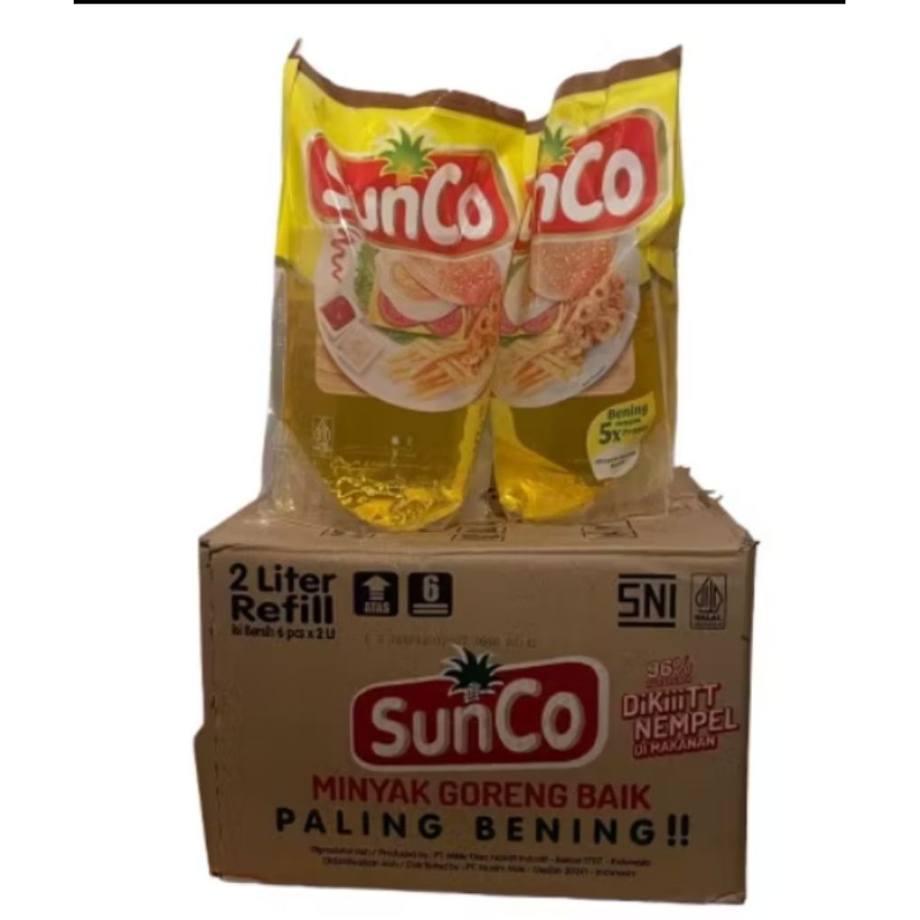 minyak sunco 2 liter 1 dus