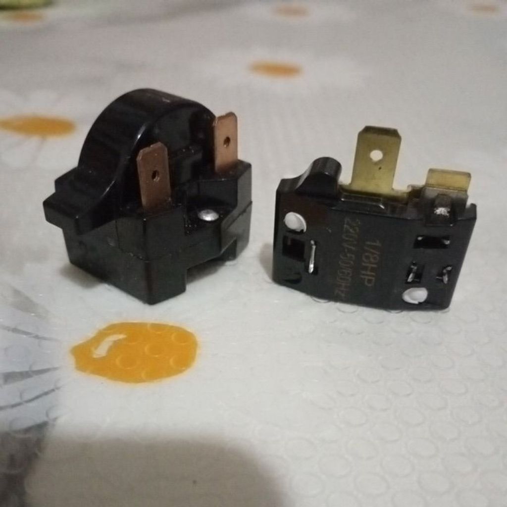 Ptc Relay 2pin kiri dan Overload 1/8