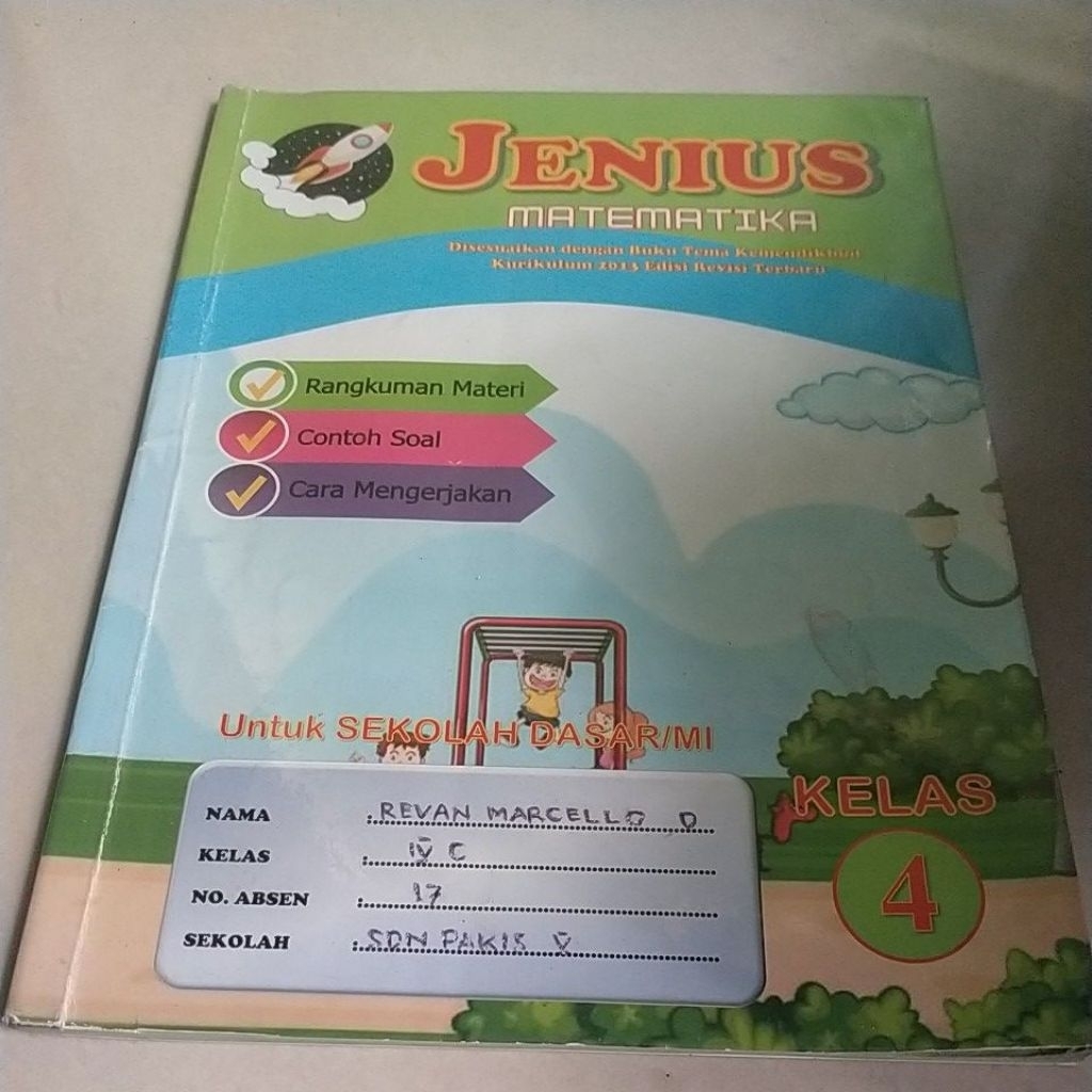 JENIUS MATEMATIKA SD KELAS 1,2,4 KURIKULUM MERDEKA