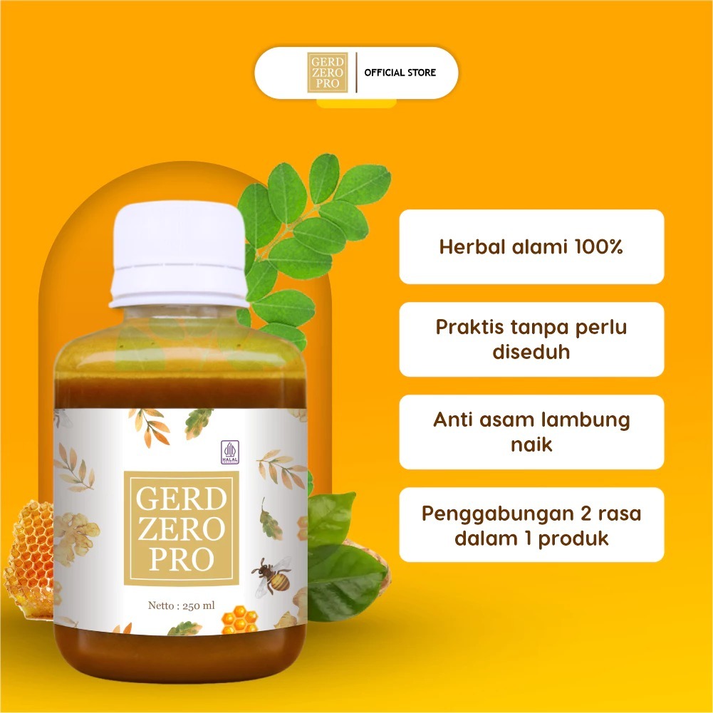 GERD ZERO PRO Madu Herbal 250 ML