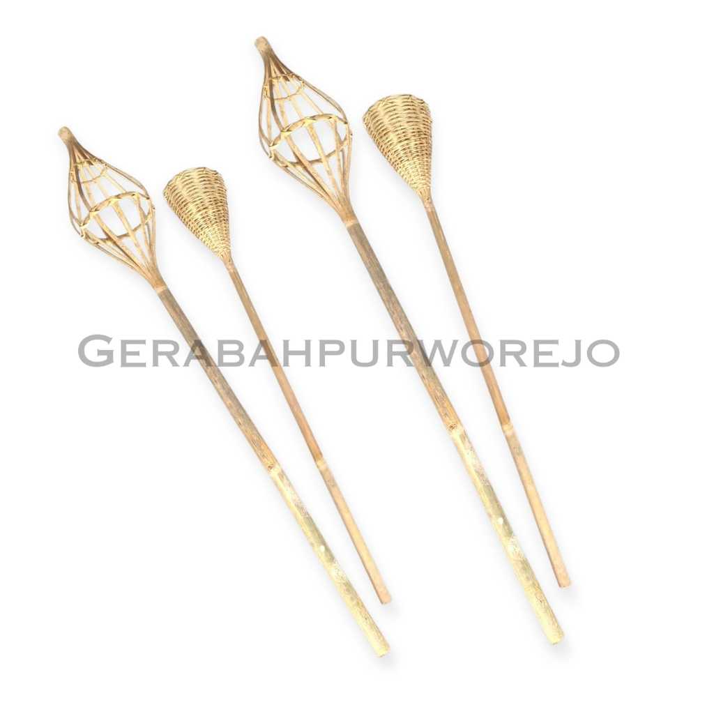 Tiang Bambu Alat Petik Buah Songgrokan Senggetan Mangga Pepaya