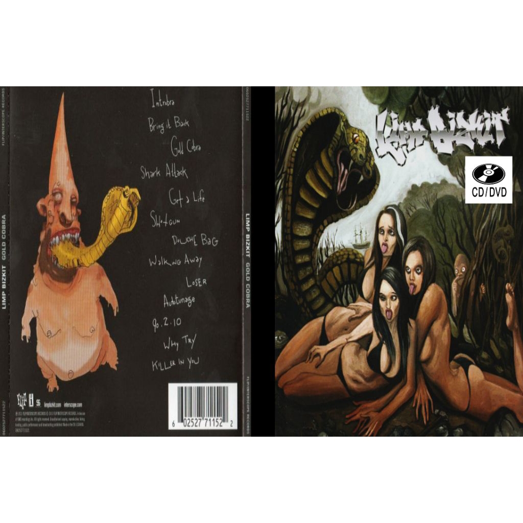 limp bizkit gold cobra cd dvd album 2011