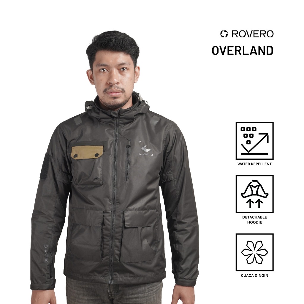 Jaket Respiro OVERLAND | Jaket Motor Harian Pria Windproof
