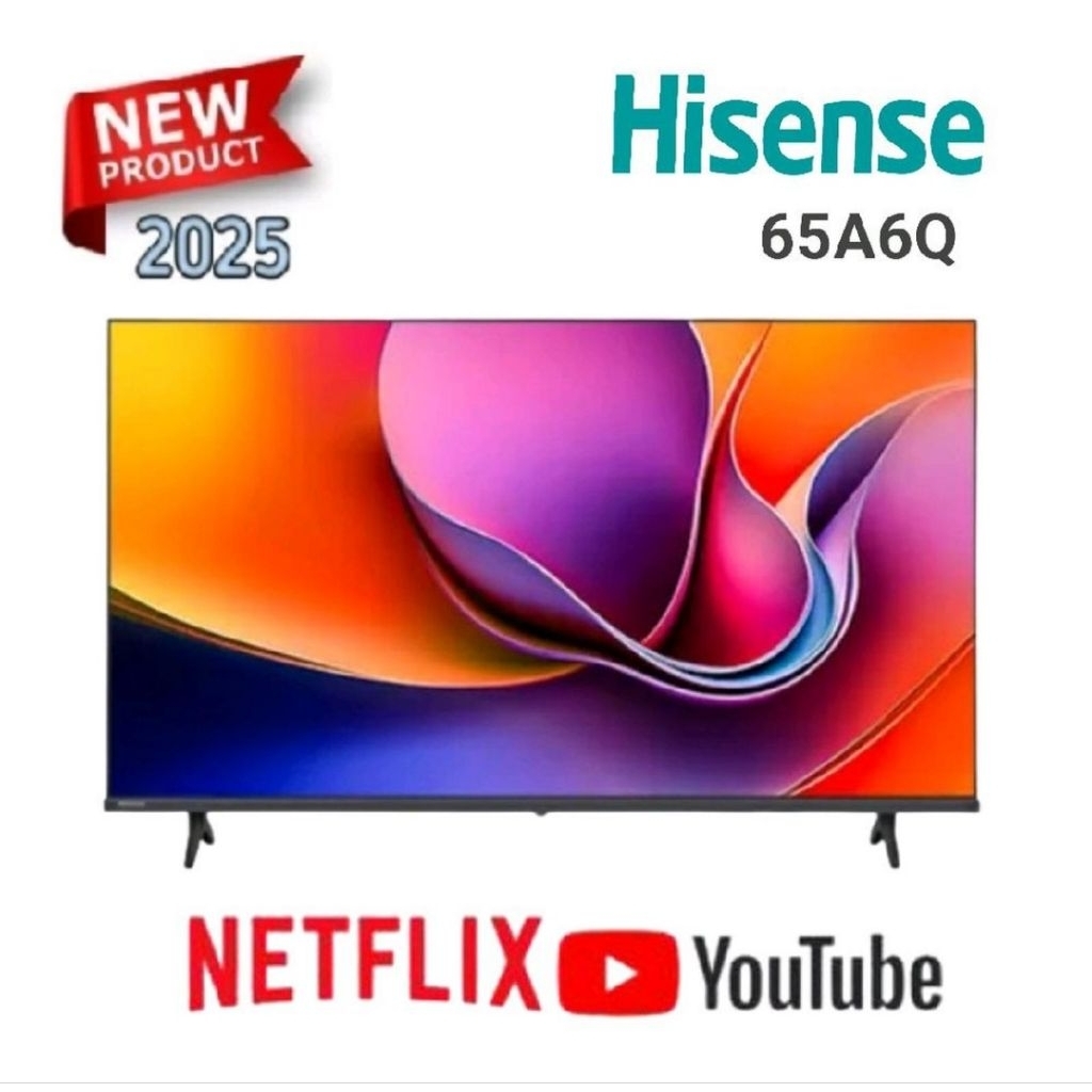 HISENSE 65" UHD SMART TV 4K 65A6Q