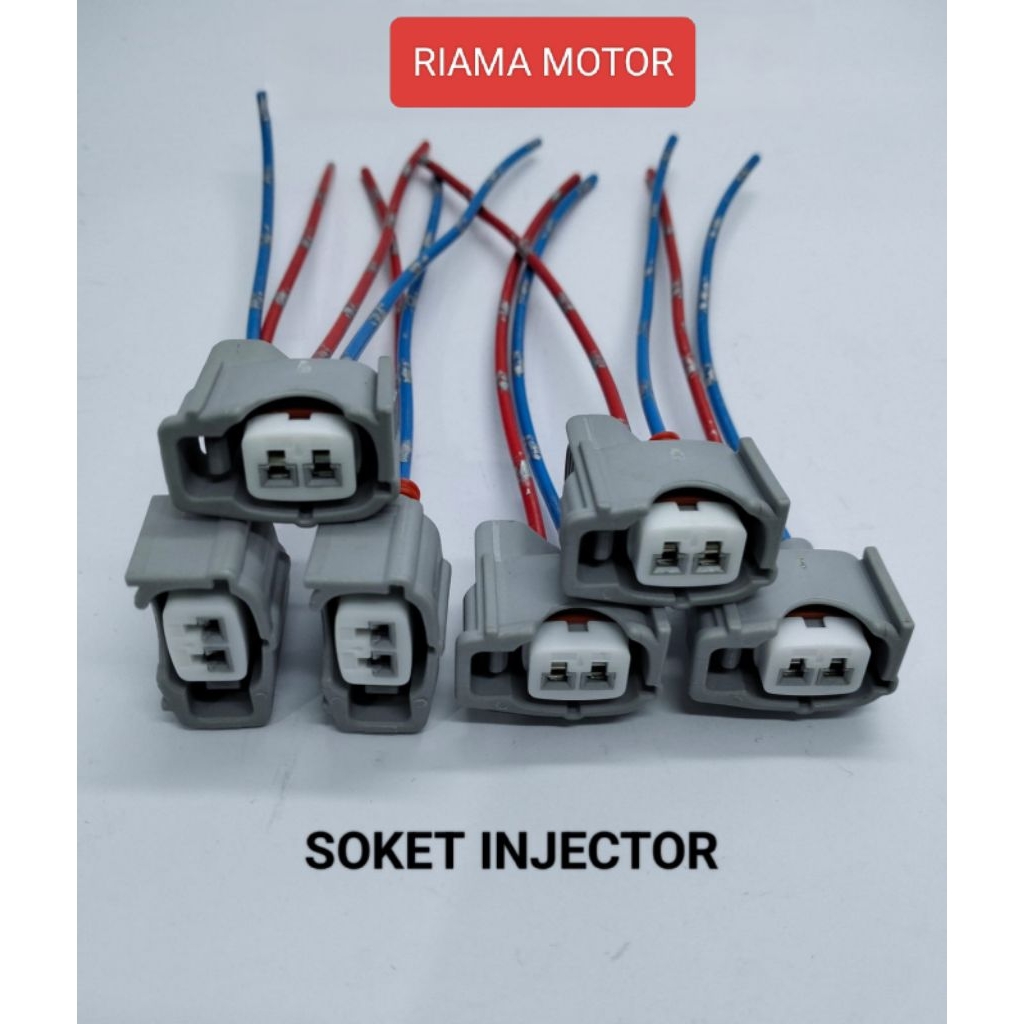 SOKET INJEKTOR UNTUK MOBIL CALYA, AGYA, ALL NEW RUSH  , TERIOS/RUSH, INNOVA /HILUX, VIOS/YARIS, AVAN