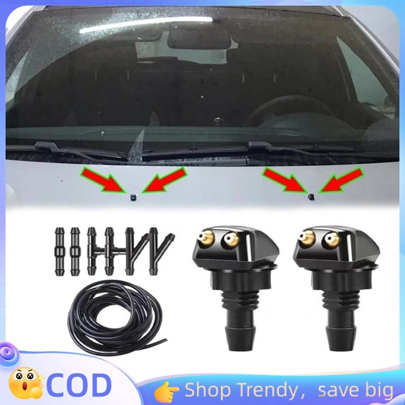 1set Nozzle Wiper Mobil Nozzle Air Wiper Set Nozzle Air Wiper Adjustable Nozzle Wiper Universal