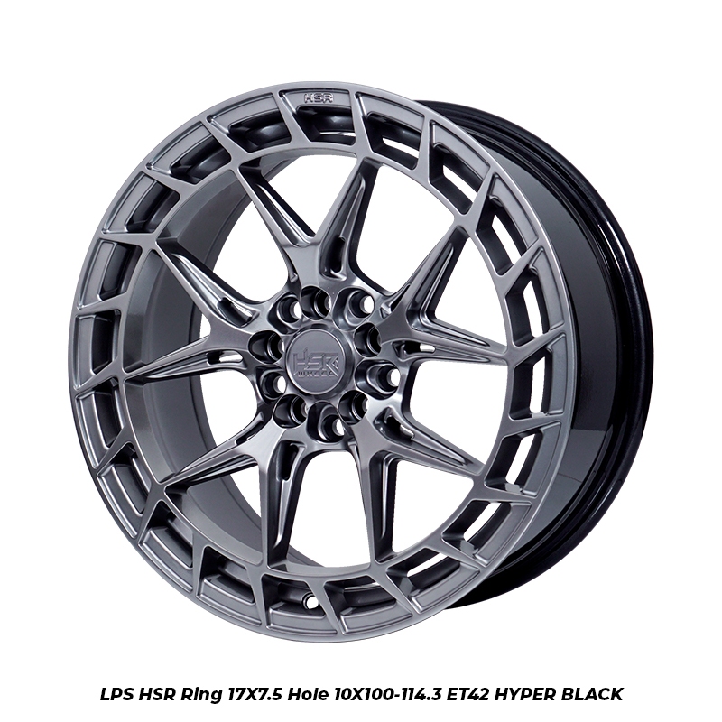 paket Velg plus ban Mobil  Ring 17 HSR LPS pcd 5x100/114.3 plus ban accelera evt untuk new avanza dl