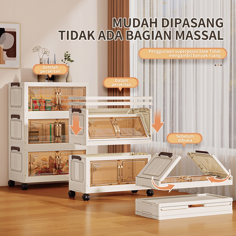 Lemari Plastik Susun Lemari Plastik Baju Bayi Penyimpanan Serbaguna