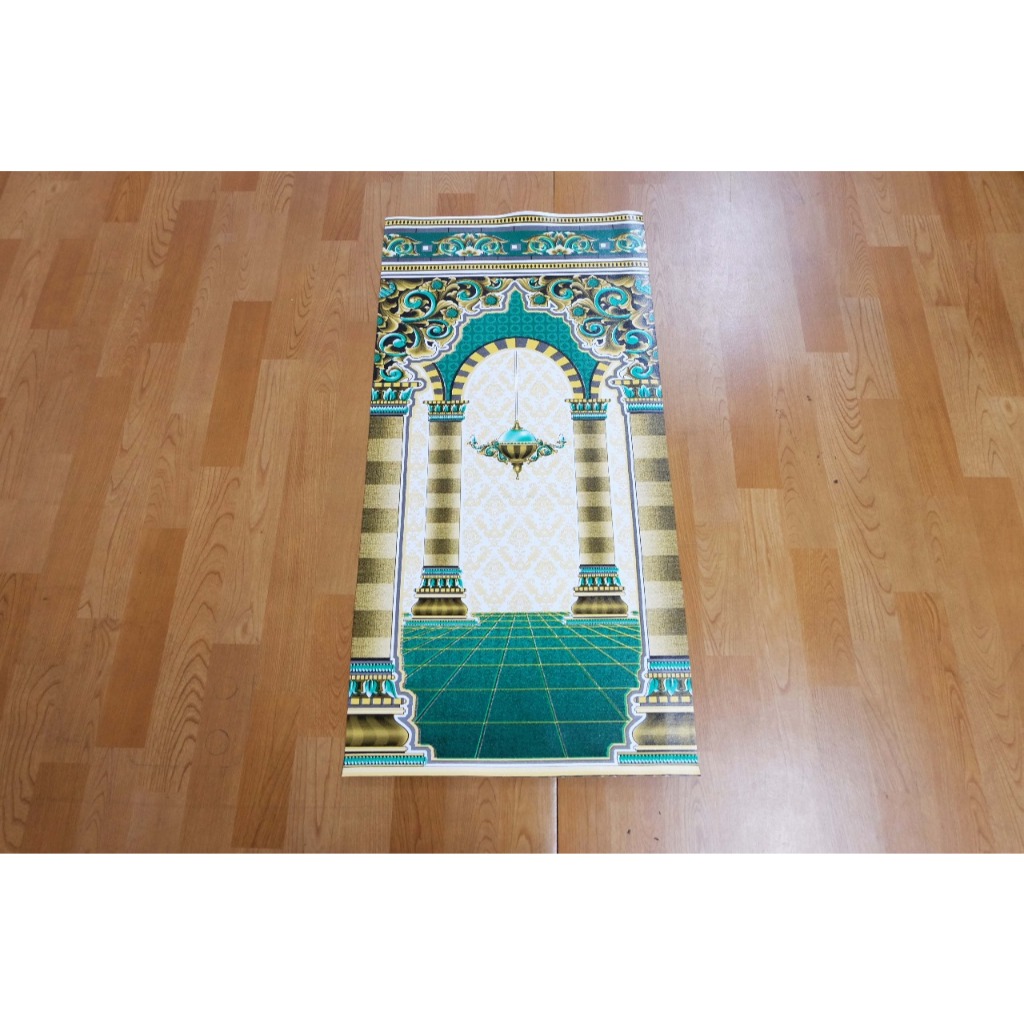 Sajadah PVC anti air Sajadah Outdoor 60x110cm - Green
