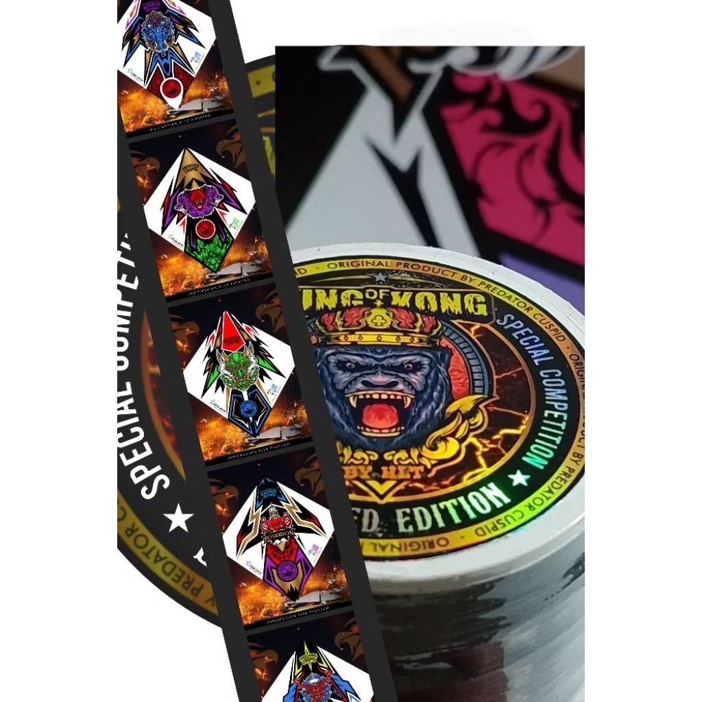 Gelasan Matot Abu Kingkong Size 0.22 1600 Yard dan Layangan Sukhoi Super Predators Cuspid Size 56 by