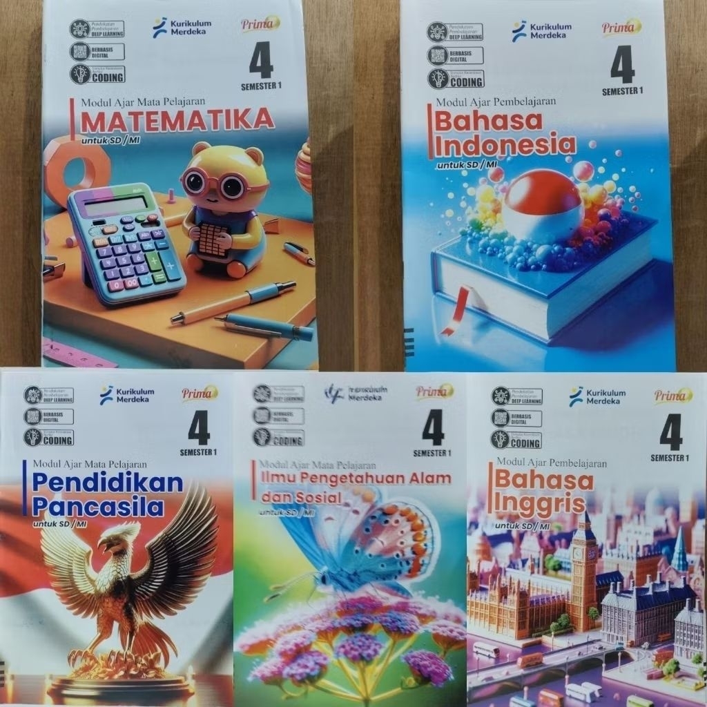 [LKS Prima] Kurikulum Merdeka SD/MI Kelas 4 Semester 1