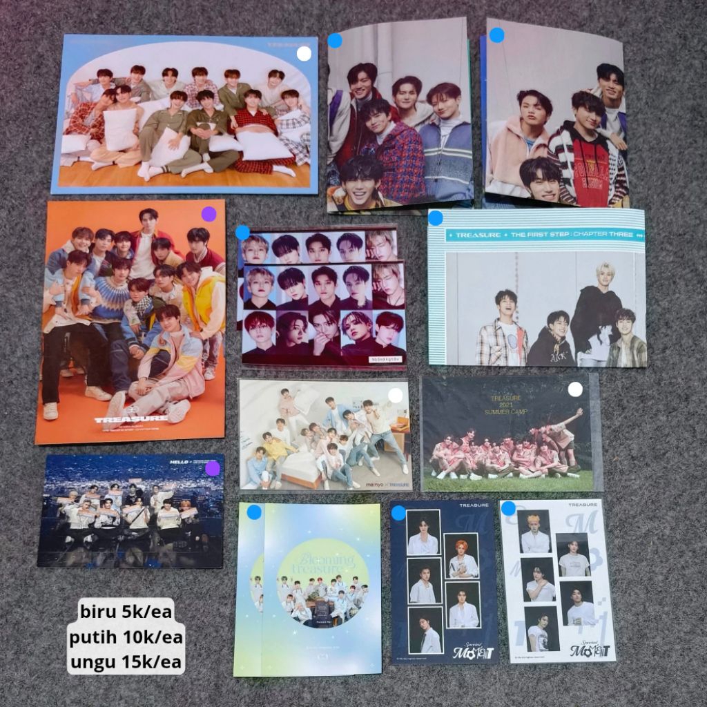 [WAJIB CO BUNGKUS] SALE TREASURE postcard poster welcol jikjin album tss reboot jp tfs hello kit man