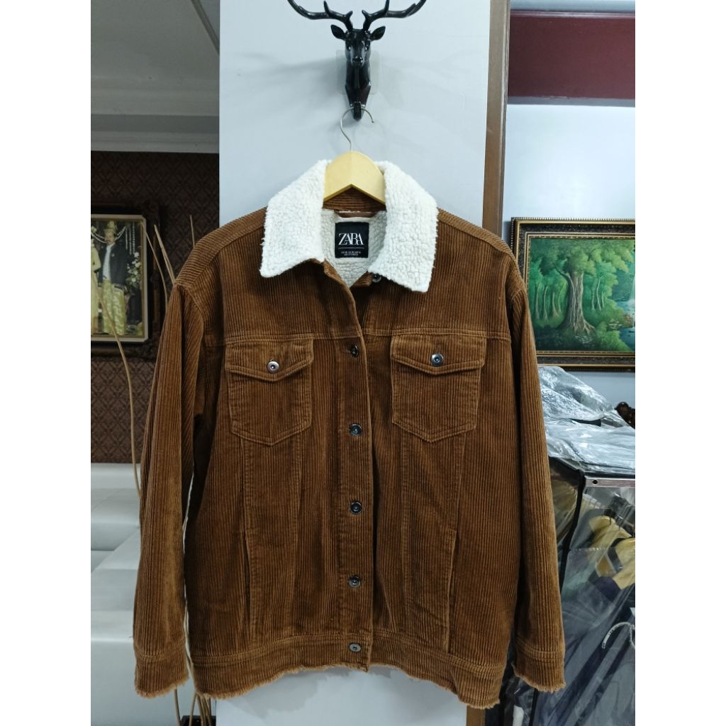 Jaket corduroy ZARA (size L)