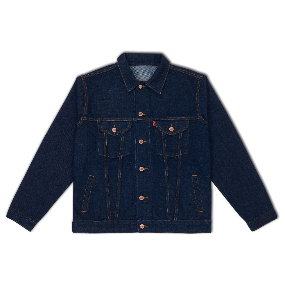 Jaket LEA Jeans 211 - Basic Series Denim Jacket Regular Fit Dark Indigo 13 Oz 211070190