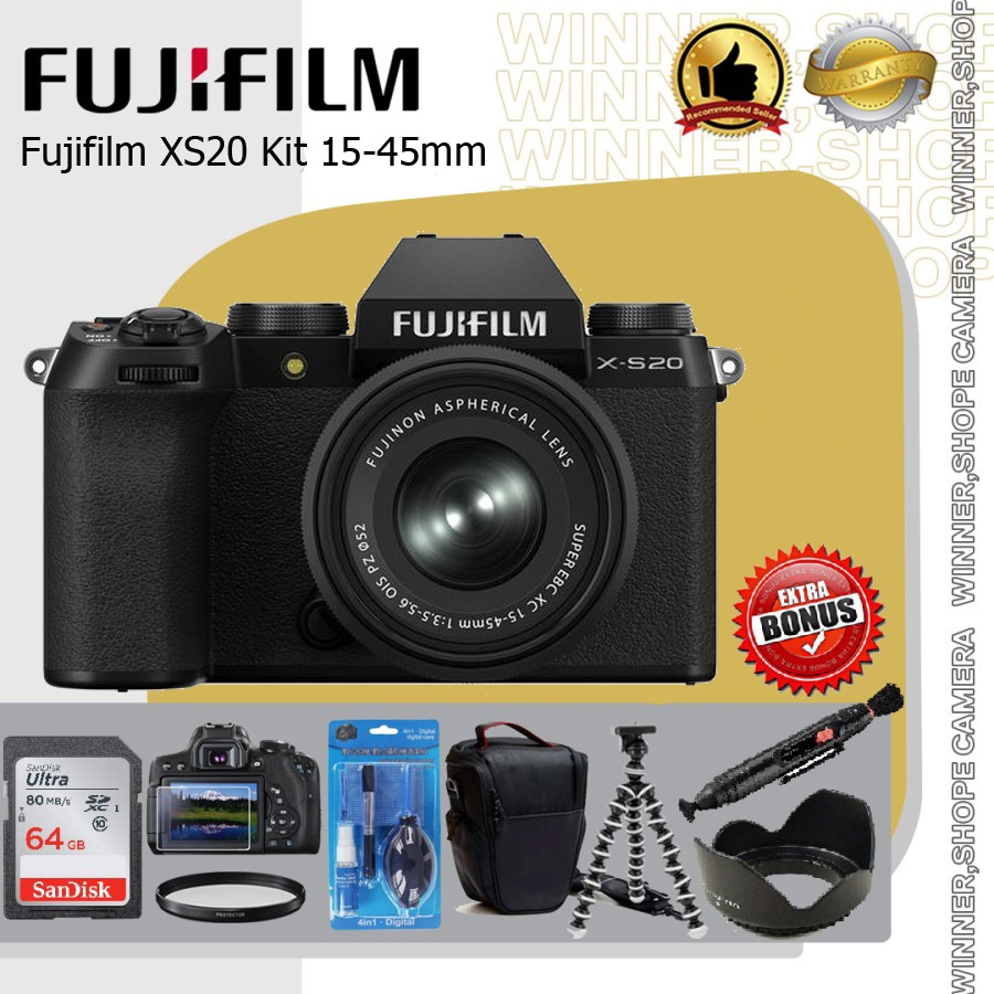 Fujifilm XS20 Kit 15-45mm Fuji X-S20 kit 15-45 mm XS 20