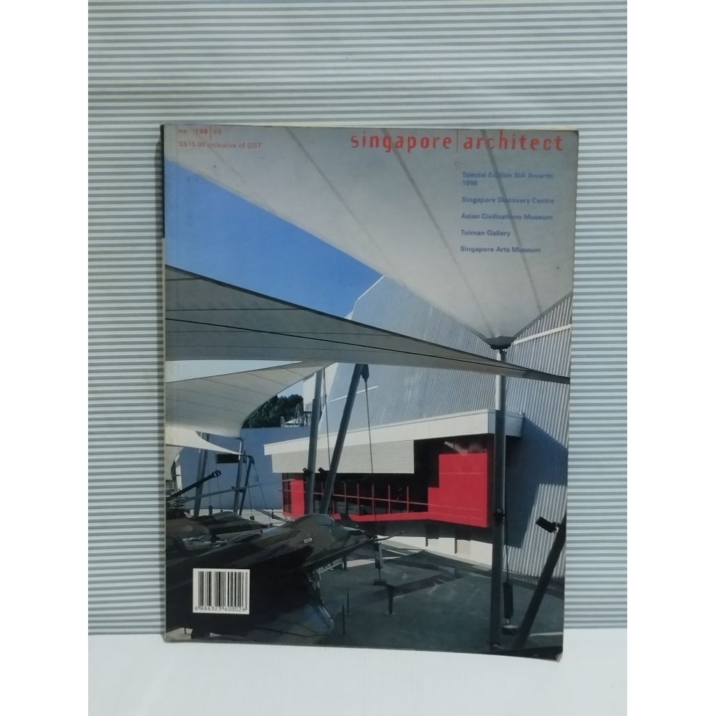 majalah arsitektur impor ori seken. Singapore Architect no 198 - 98. special edition SIA Awards 1998