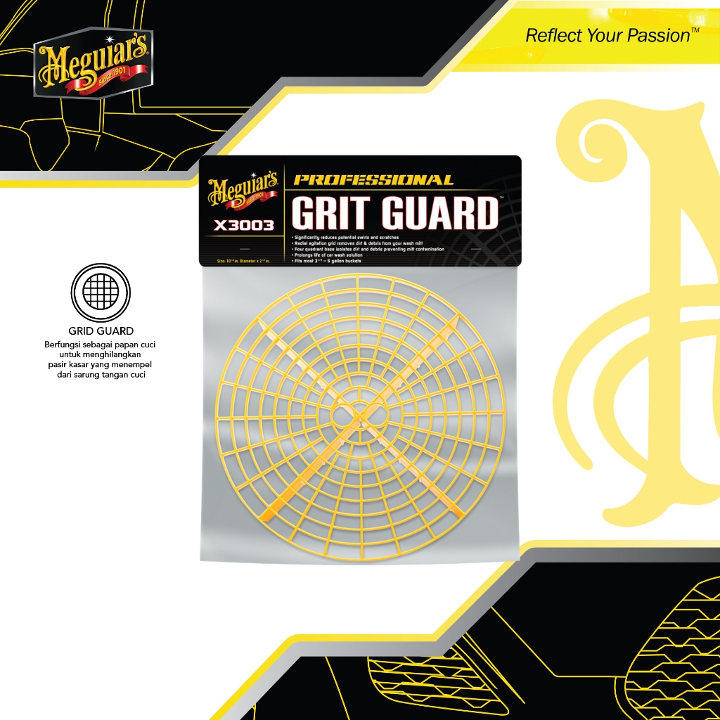 Meguiars X3003 Professional Grit Guard Alat Pembersih Sponge Cuci Mobil Motor Kendaraan