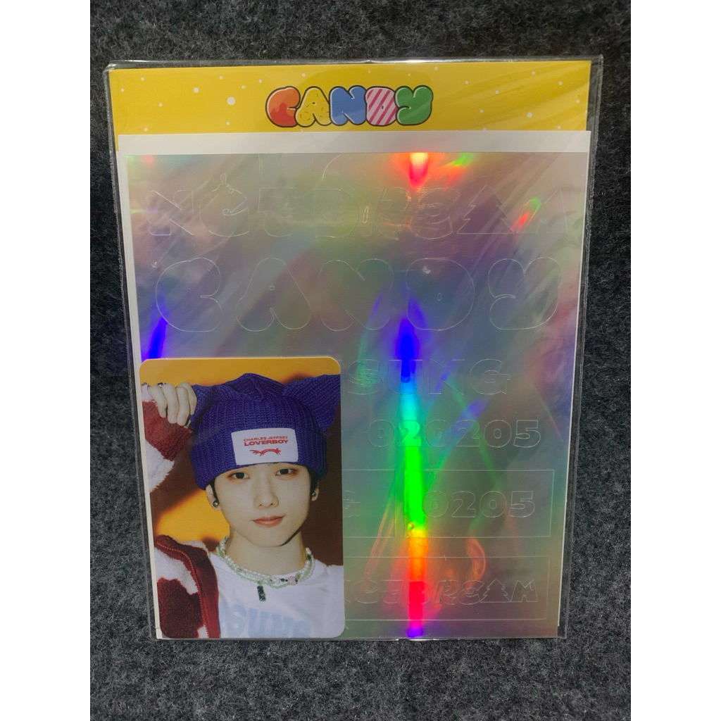 Fanlight deco sticker set candy NCT Dream Jisung