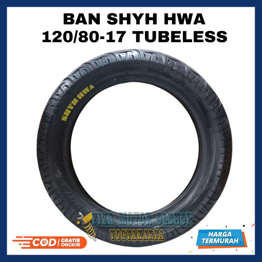Ban 120/80-17 Tubeless Ban 120/80 Ring 17 120 80 17 Tubeless Original Shyh Hwa
