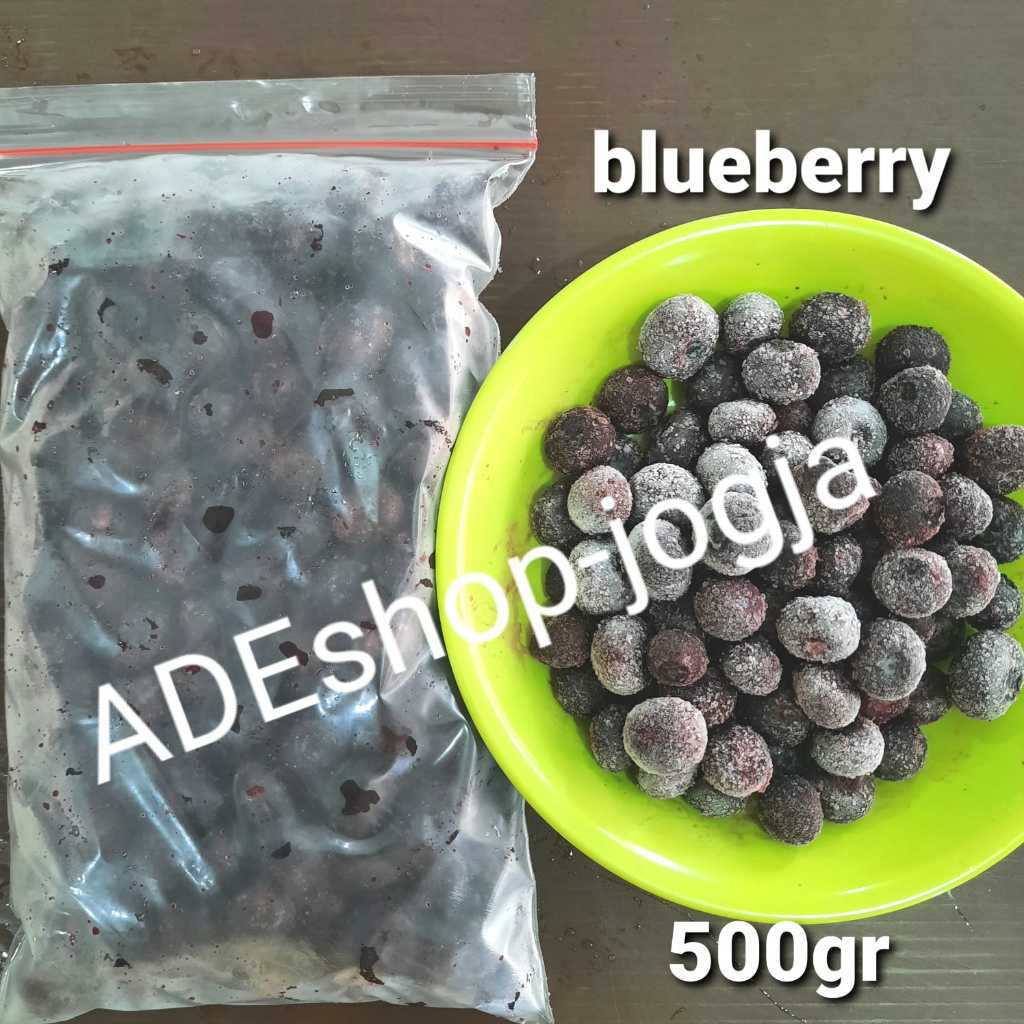 buah blue berry beku 500 gr blueberi frozen fruit bluberi iqf blueberry
