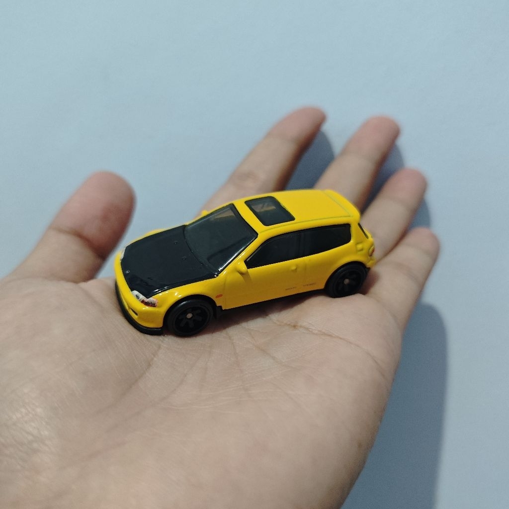 Hot Wheels Premium Fast Tuners Honda Civic EG Estilo Furious Yellow