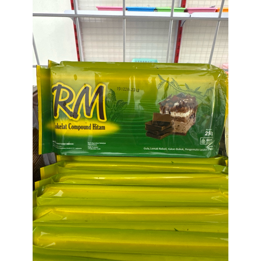 RM Dark Choco / Cokelat Batang 250gr
