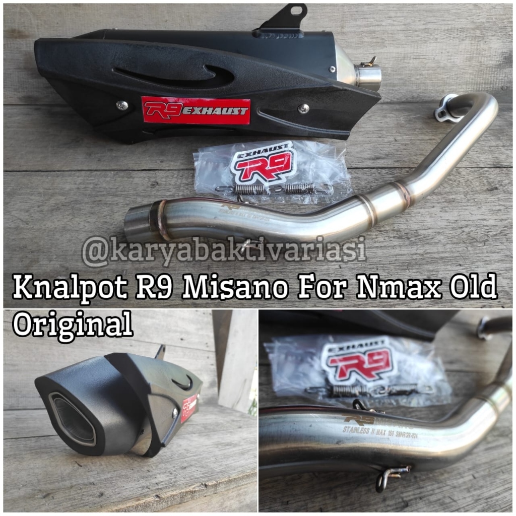 KNALPOT R9 MISANO NMAX LAMA ORIGINAL