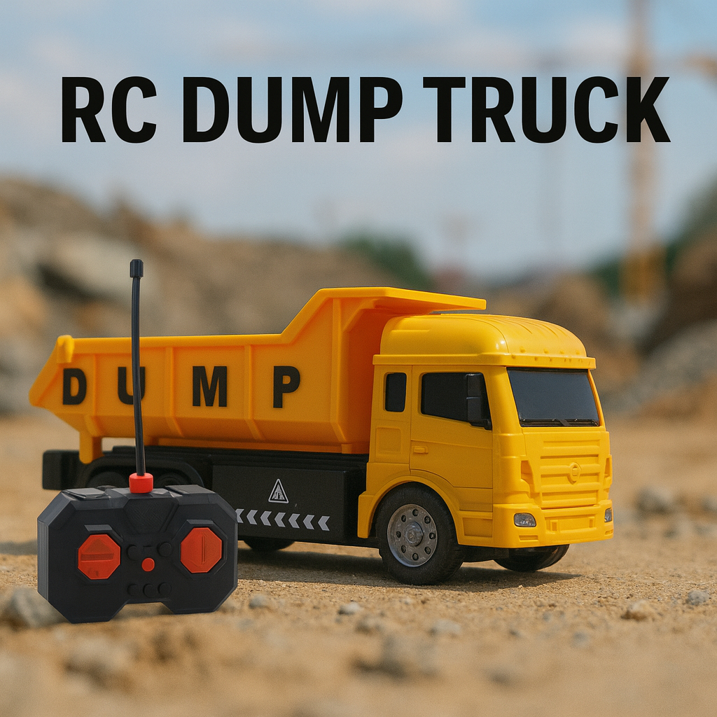 RC Mainan Mobil Remot Kontrol Mobil Dump Truk Tanah Fuso Super Power Batre Cas