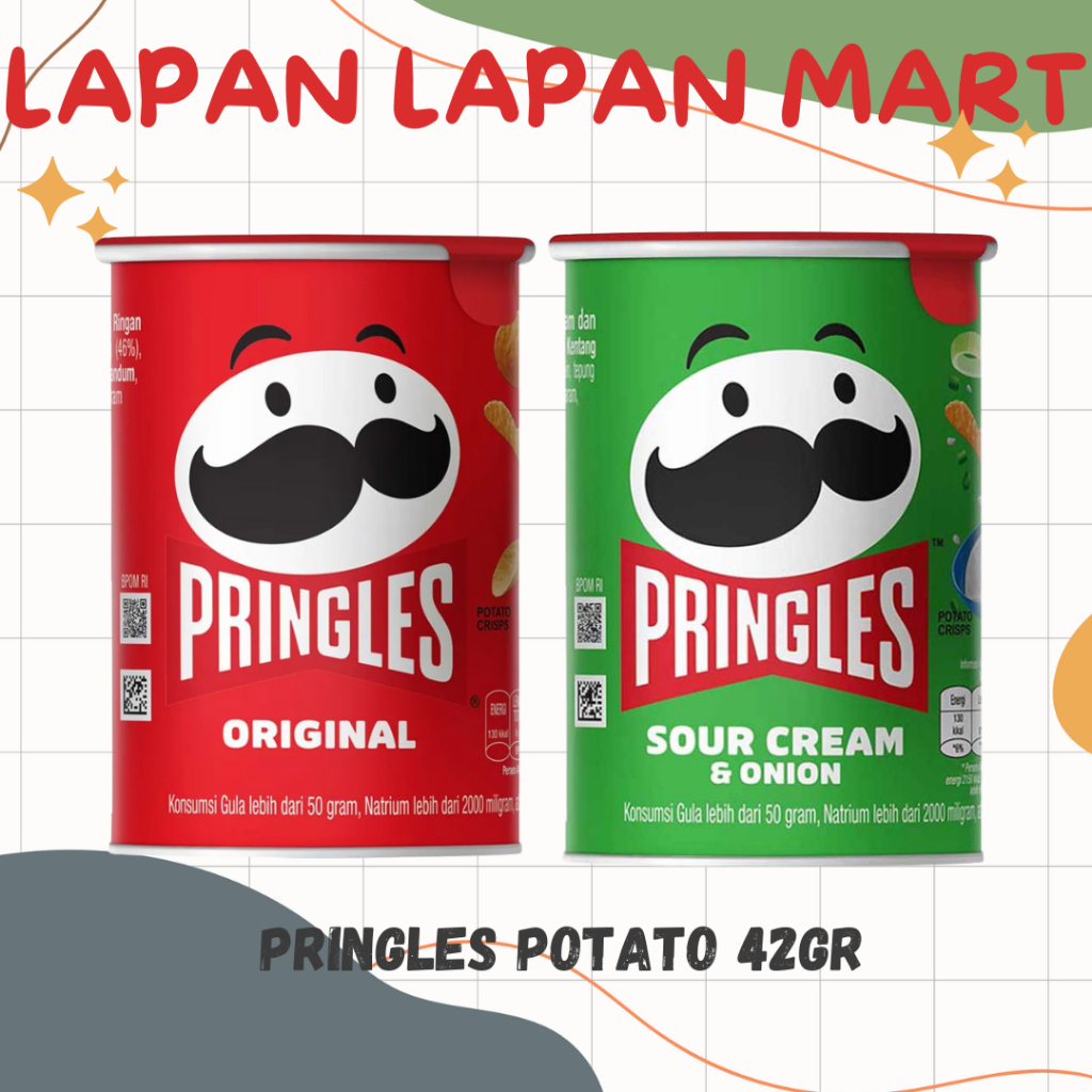 Pringles Potato 42gr Kecil (Keripik Kentang)