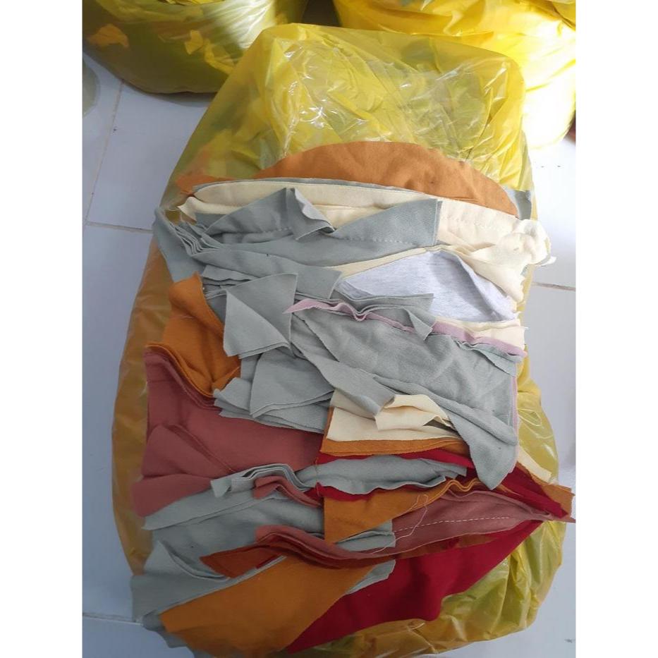 KAIN PERCA BAHAN KAOS, COCOK UNTUK LAP / KAIN LAP MAJUN TUMPUK KILOAN SERBA GUNA mudah menyerap air 