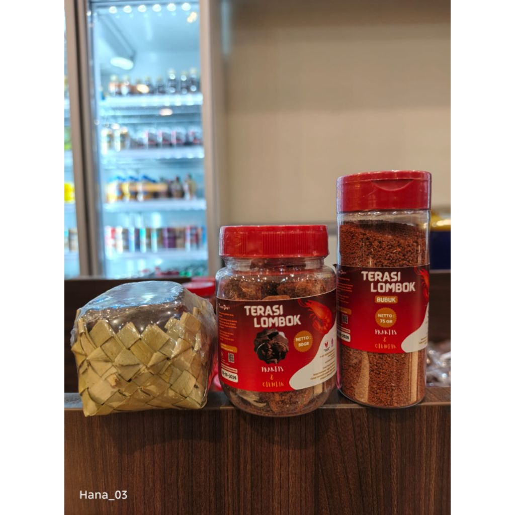 Terasi Bubuk, Terasi Dadu, Terasi Bakar, Terasi Lombok 150 G