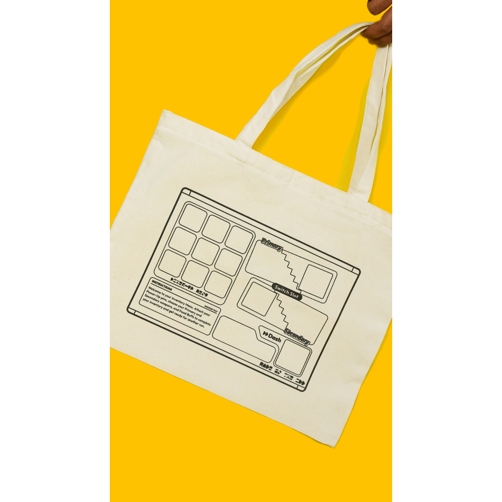 Kidbash Inventory Tote Bag Game UI | Tas Selempang Game Retro
