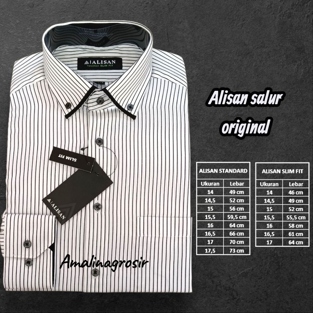Alisan salur slim fit