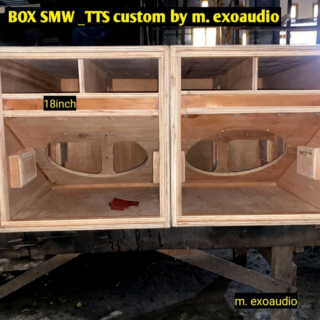 Box Subwoofer TTS 18inch Single Custom By M. Exo Audio