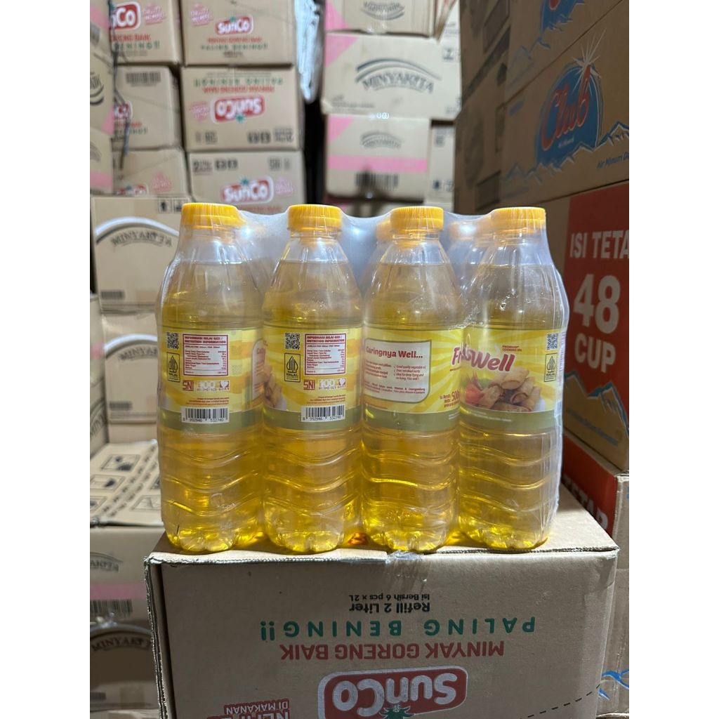 MINYAK GORENG FRAISWELL 500 ML BOTOL DUS (ISI12)