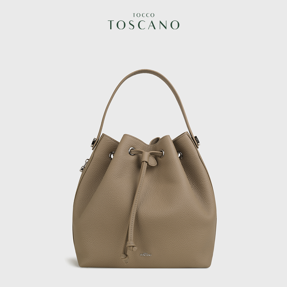 Tocco Toscano - Lena Bucket Bag (Taupe)