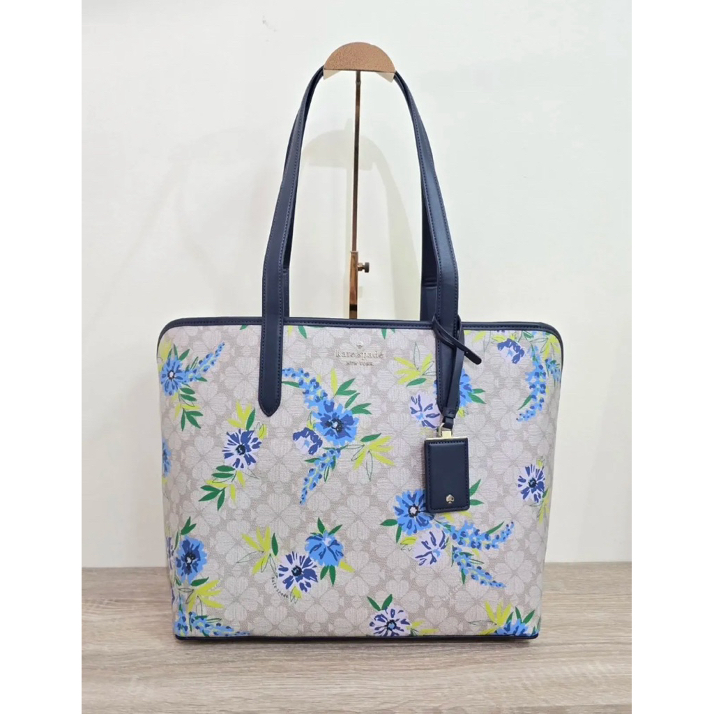 KS SPADE FLOWER LARGE TOTE
