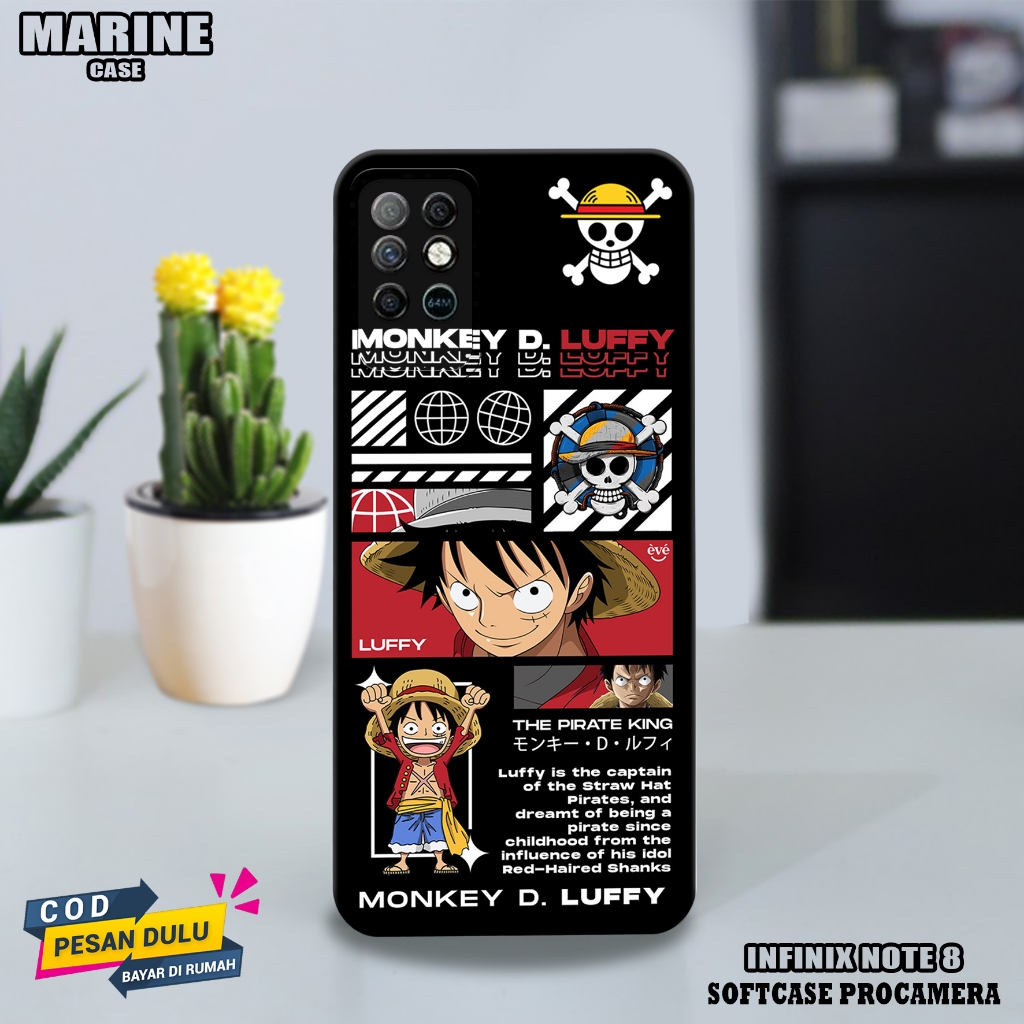 case infinix note 8 ( anime op ) infinix note 8 hp - casing hp  - case hp - case terbaru - case terl