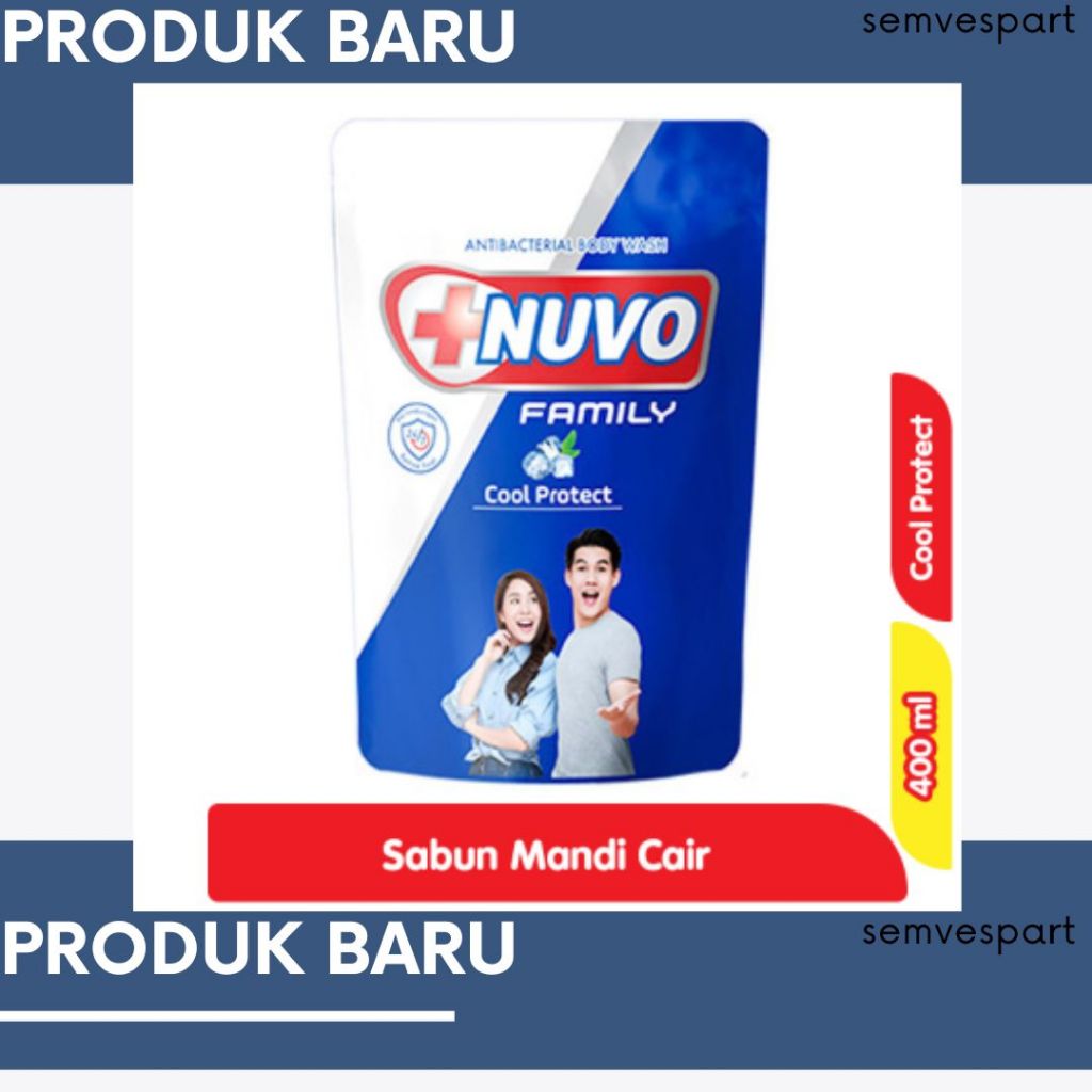 Nuvo Family Sabun Mandi Cair Cool Protect 400 ml
