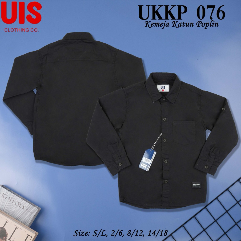 UIS | KEMEJA ANAK LAKI-LAKI LENGAN PANJANG | USIA 2 - 14 TAHUN