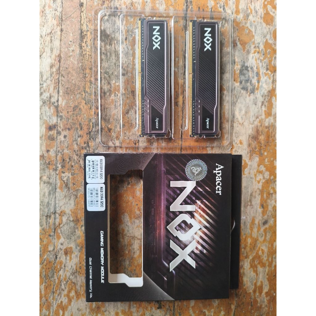 Apacer Nox 16GB dual channel 3200Mhz