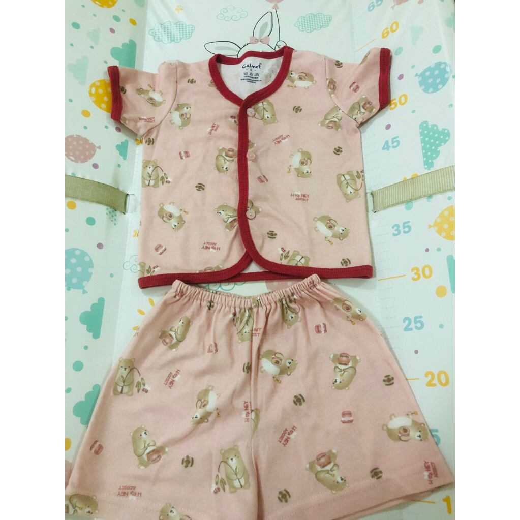 calmet baju setelan bayi