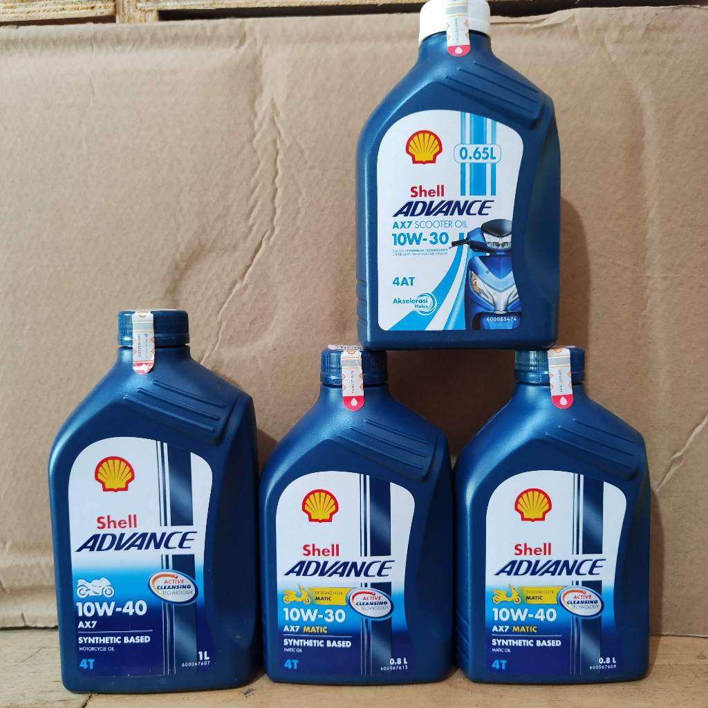 Oli Shell AX7 Matic 10W-30 / 10W-40