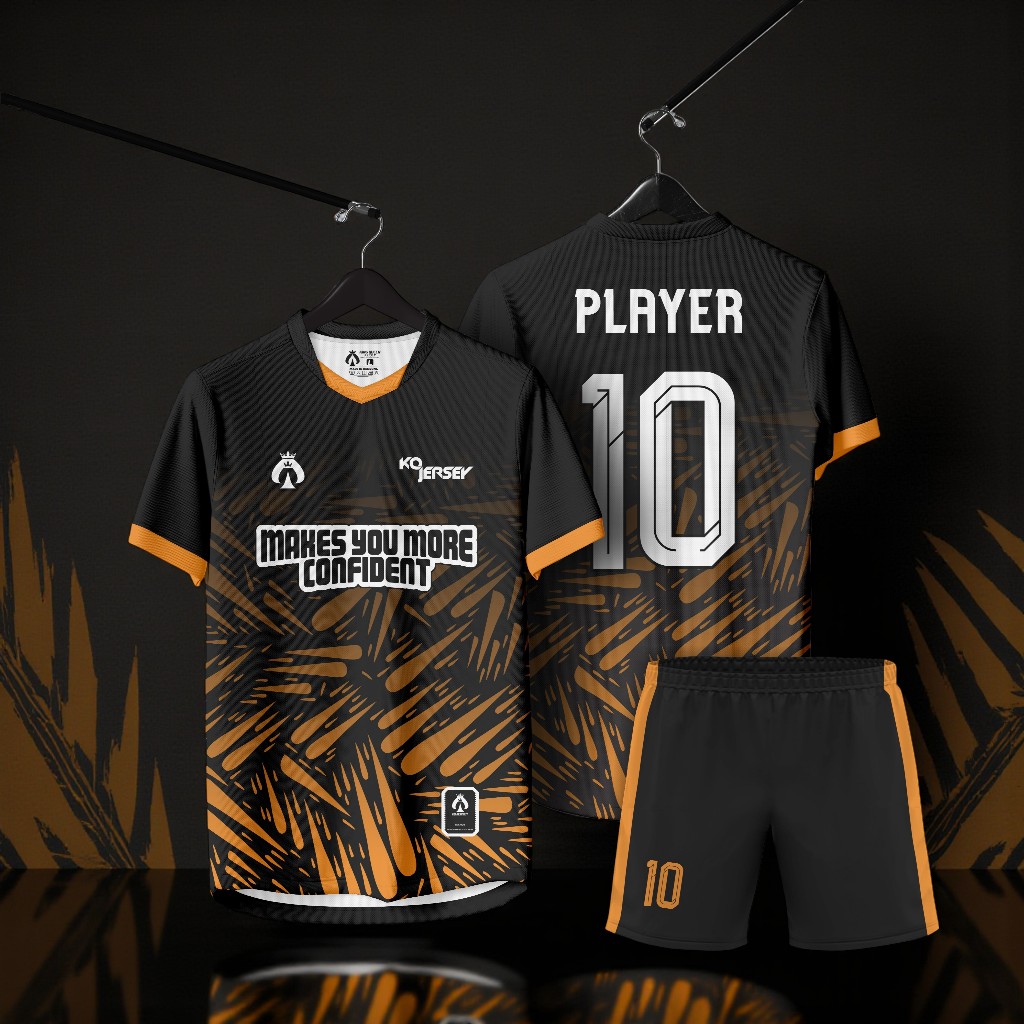 KQ Jersey Futsal Custom Dryfit Nyaman / Jersey Sepak Bola Full Printing Bebas Desain Jersey Futsal C