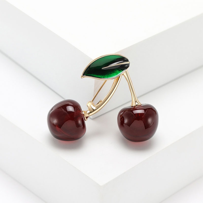 COD Bros Buah Ceri Cherry Fruits Series Alloy Manis Ceri Bros Sederhana Segar Buah Bros Jas Aksesori